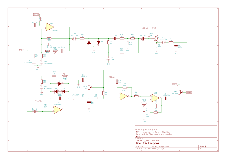 BOSS OS-2 Overdrive/ Distortion MOD – electric-safari
